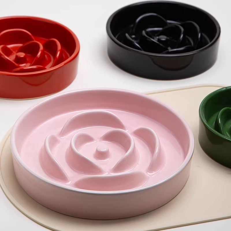 安璟·陶瓷慢食碗 防噎狗碗